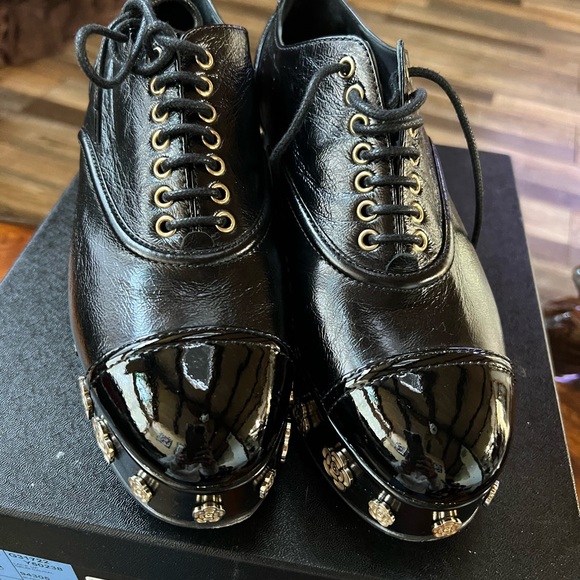 Chanel Lace up Crum Cal/Cal shoes - Picture 5 of 9